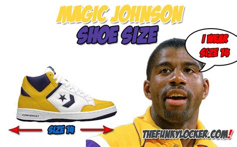 magic johson nike|Magic Johnson shoe size.